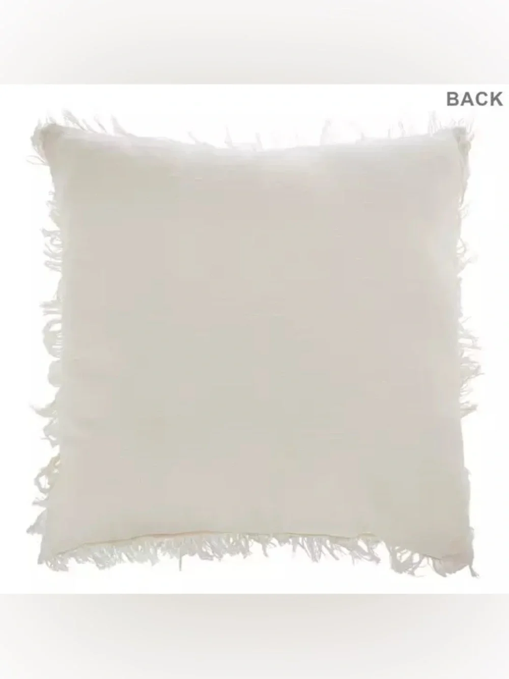 White Tufted Pumpkin Pillow